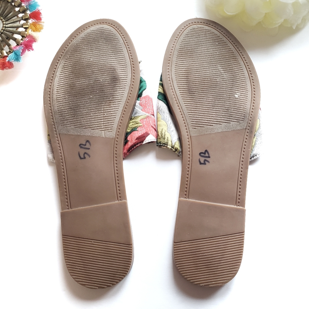 Steve Madden Mishelle Floral Slide Sandal 9.5M - Picture 6 of 8